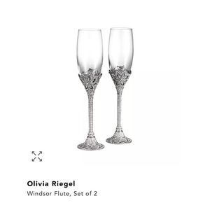 Olivia Riegel Windsor Flutes, BNWB, retail price :$275